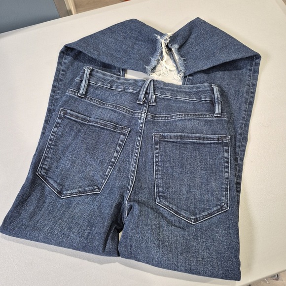 Good American Jeans Womens 00/24 Good Legs High Rise Skinny Organic Cotton - Picture 2 of 8